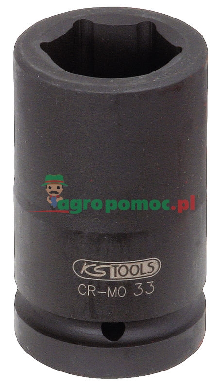KS Tools Hex impact socket, deep, 1", 32mm | zdjęcie nr 1