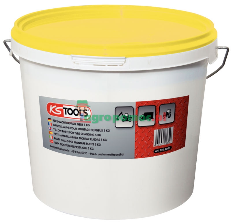 KS Tools HGV tyre mounting paste, gold, 5kg | zdjęcie nr 1