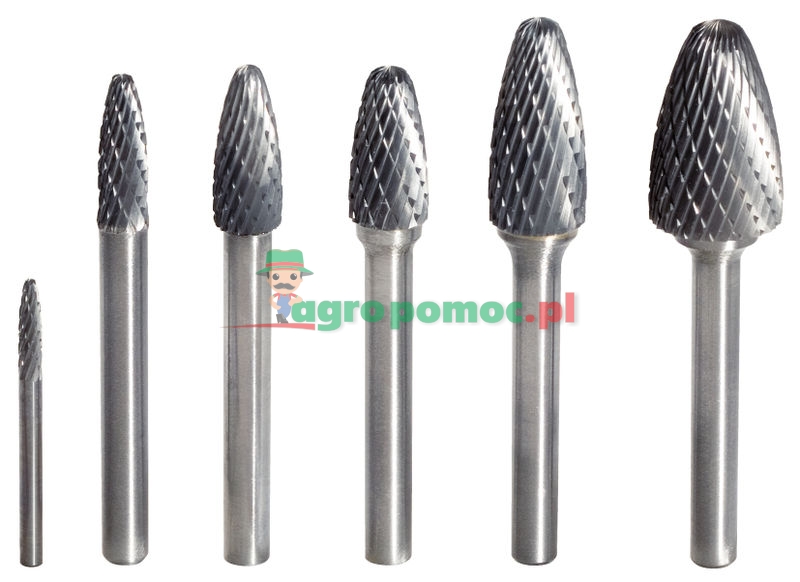 KS Tools HM rotary burr Form F, 10mm | zdjęcie nr 1