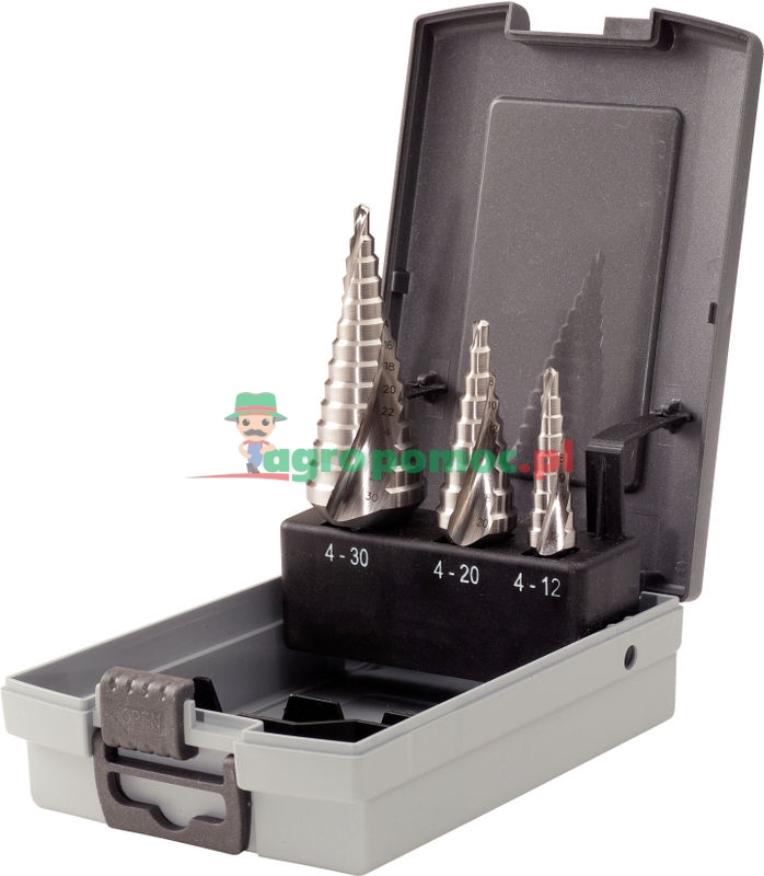 KS Tools HSS Co stepped hole cutter set, 3pcs | zdjęcie nr 1