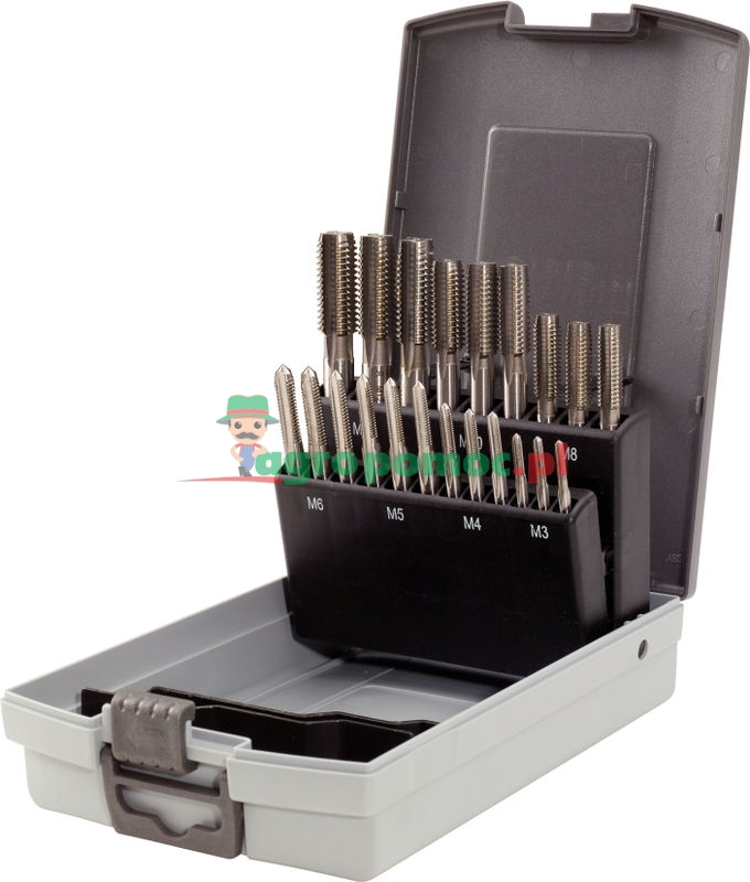 KS Tools HSS CO tap set, 21pcs, M3-M12 | zdjęcie nr 1