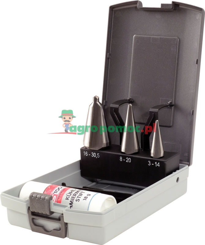 KS Tools HSS cone cutter set, 4pcs | zdjęcie nr 1