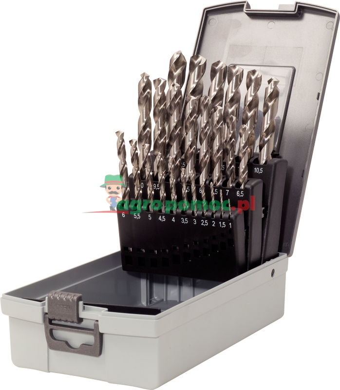 KS Tools HSS G drill bit set, 25pcs, 1-13mm | zdjęcie nr 1