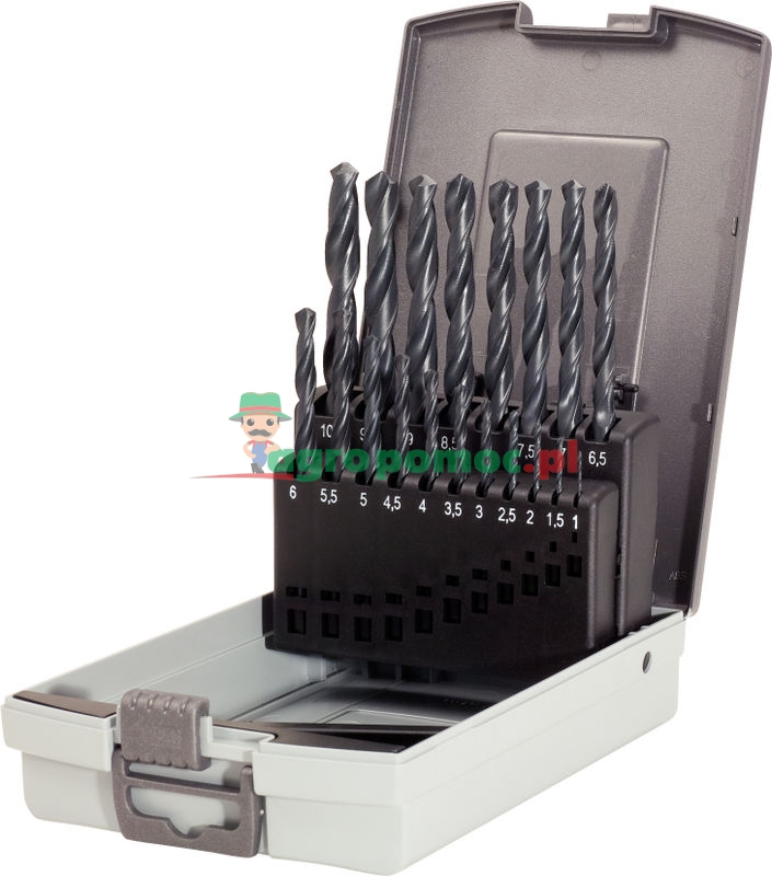 KS Tools HSS-R twist drill bit set in plastic case | zdjęcie nr 1