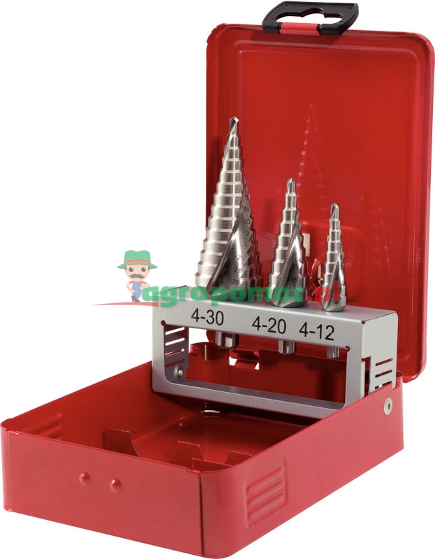 KS Tools HSS stepped hole cutter set, 3pcs | zdjęcie nr 1