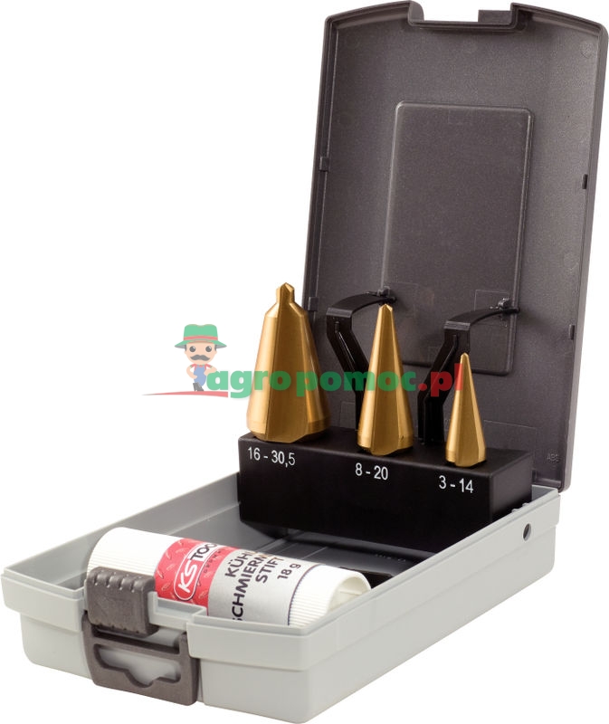 KS Tools HSS TIN cone cutter set, 4pcs | zdjęcie nr 1