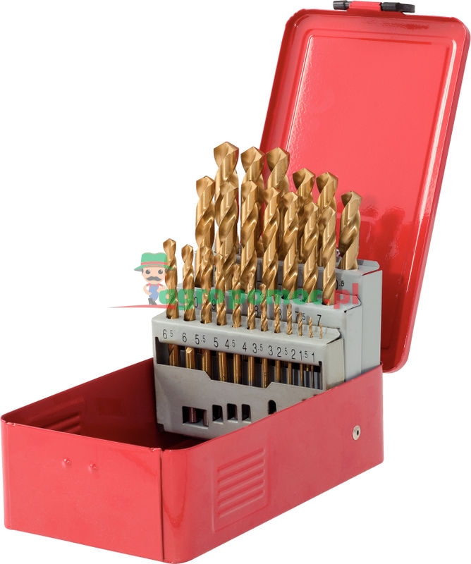 KS Tools HSS TIN twist drill set, 25pcs, 1-13mm | zdjęcie nr 1