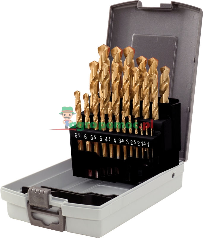 KS Tools HSS TIN twist drill set, 25pcs, 1-13mm | zdjęcie nr 1