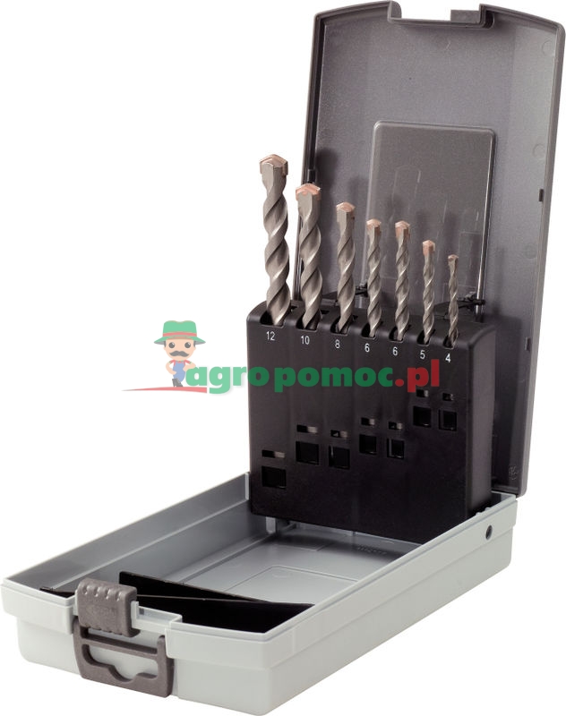KS Tools Impact drill bit set, 7pcs, 4-12mm | zdjęcie nr 1