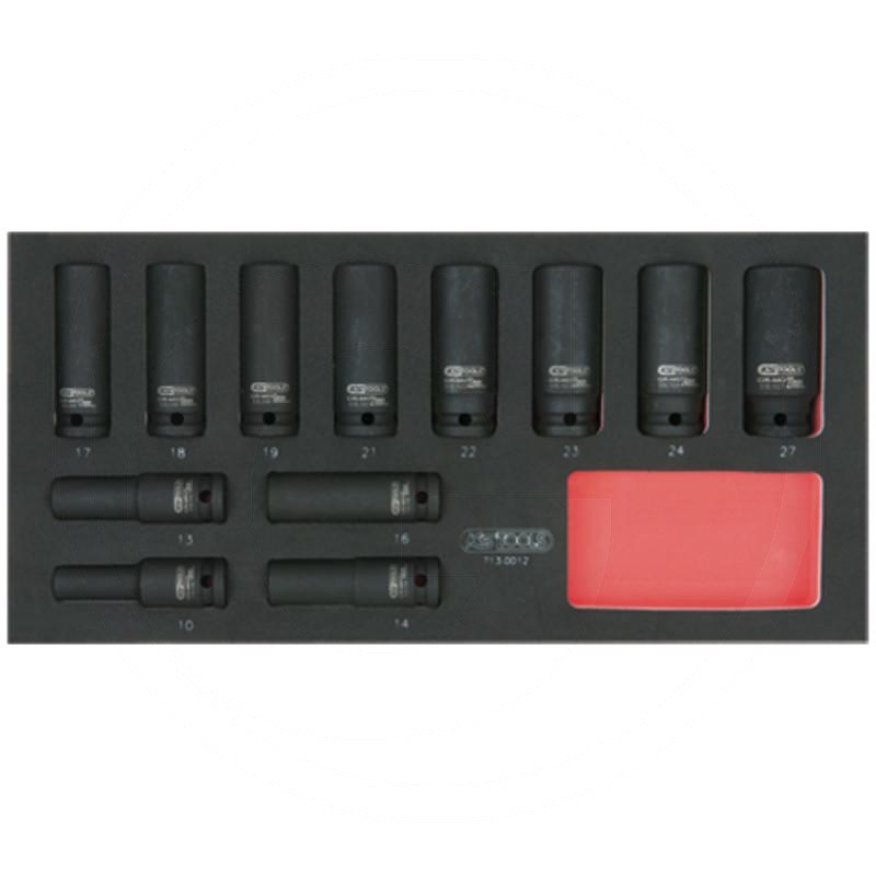 KS Tools Impact socket set, 1/2", 12pcs | zdjęcie nr 1