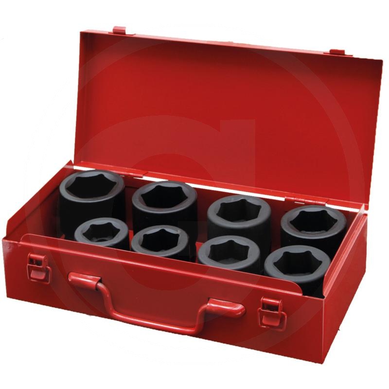 KS Tools Impact socket set, 8pcs, 1", 27-38mm | zdjęcie nr 1