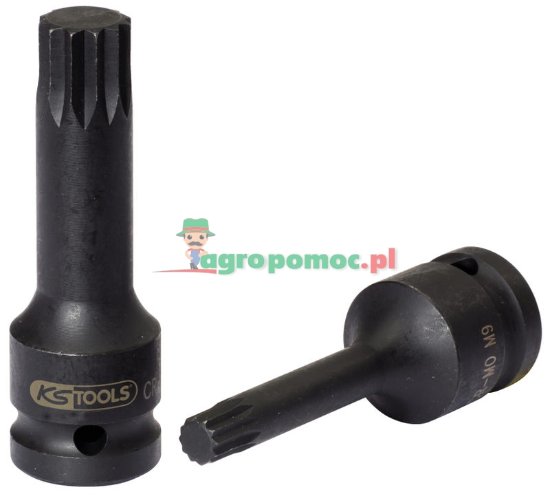 KS Tools Impact socket XZN long, 1/2", M8 | zdjęcie nr 1