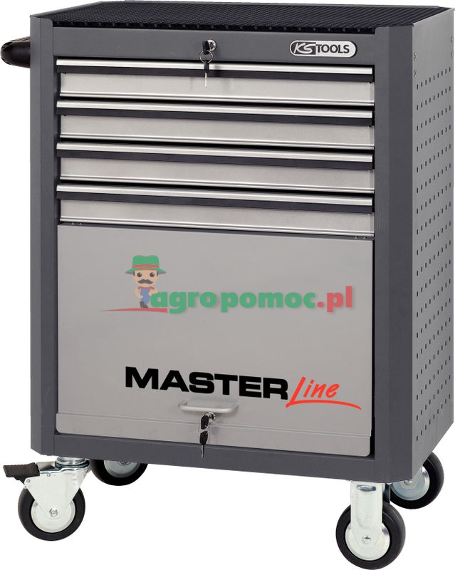 KS Tools MASTER, grey roller cabinet,4 drawer | zdjęcie nr 1