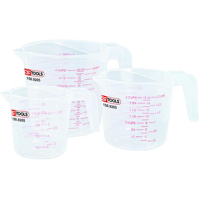 KS Tools Measuring cup set, 3 pcs | zdjęcie nr 1