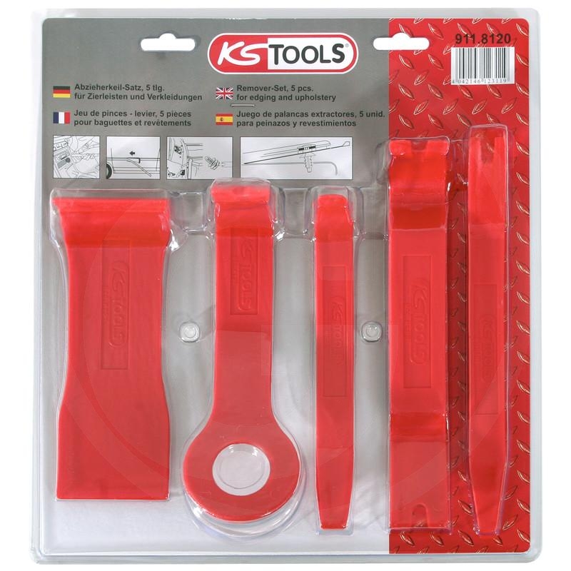 KS Tools Plastic lever wedge set, 5pcs | zdjęcie nr 1