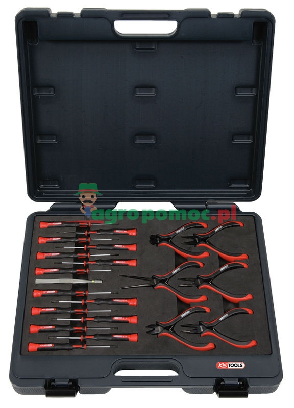 KS Tools Precision plier & screwdriver set, 21pcs | zdjęcie nr 1