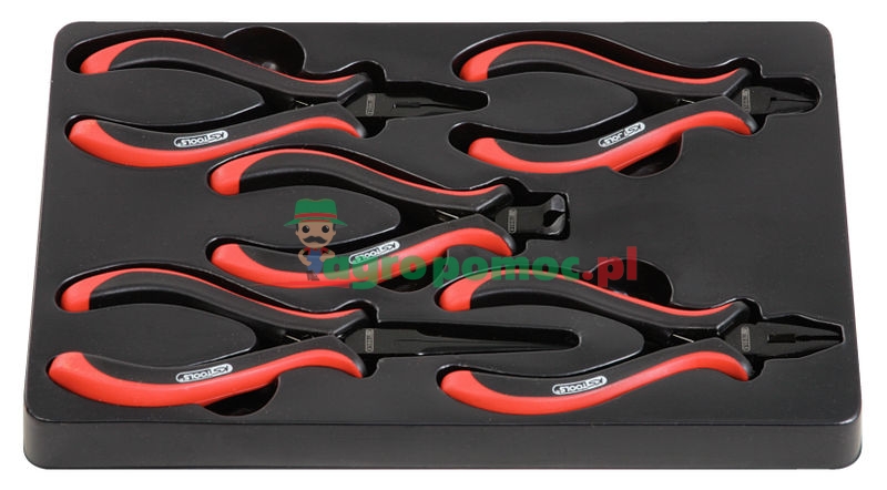 KS Tools Precision plier set, 5pcs, 125-150mm | zdjęcie nr 1