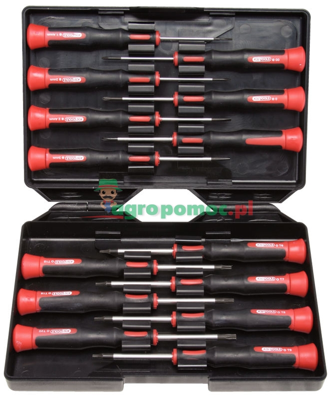 KS Tools Precision screwdriver set, 14pcs | zdjęcie nr 1