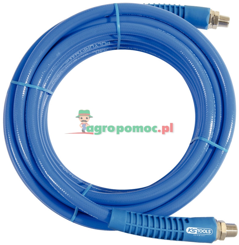 KS Tools PU compressed air spiral hose, Ø 6x9mm | zdjęcie nr 1