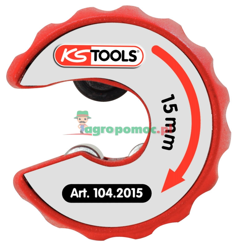 KS Tools Ratchet pipe cutter, 15mm | zdjęcie nr 1
