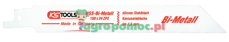 KS Tools Sabre saw blade L=150mm, 1mm, 5pcs | zdjęcie nr 1