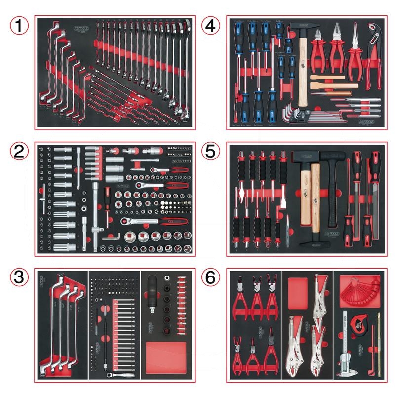 KS Tools SCS system insert set, mechanics, 404 pcs | zdjęcie nr 1