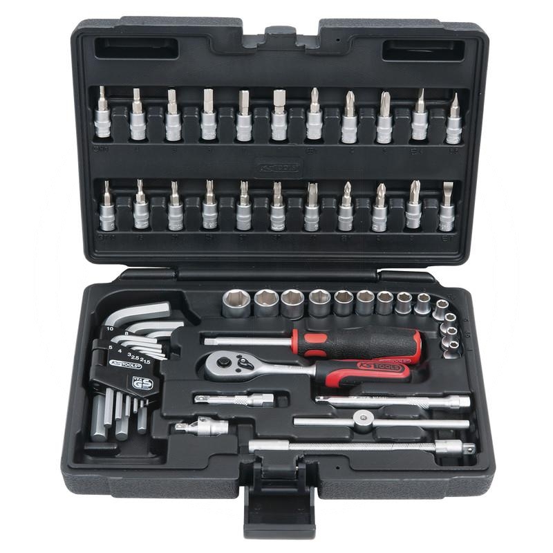 KS Tools Socket set, 51pcs, 1/4" | zdjęcie nr 1