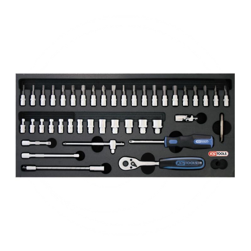 KS Tools Socket wrench set 1/4" | zdjęcie nr 1