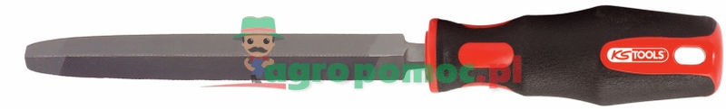 KS Tools Three square chain file, cut2, 260mm | zdjęcie nr 1