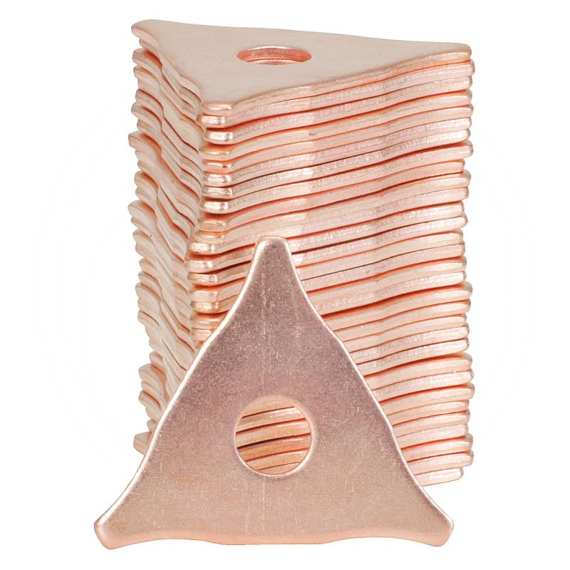 KS Tools Triangular-washer 2.5 x 50.0 mm copper coated 20pcs | zdjęcie nr 1