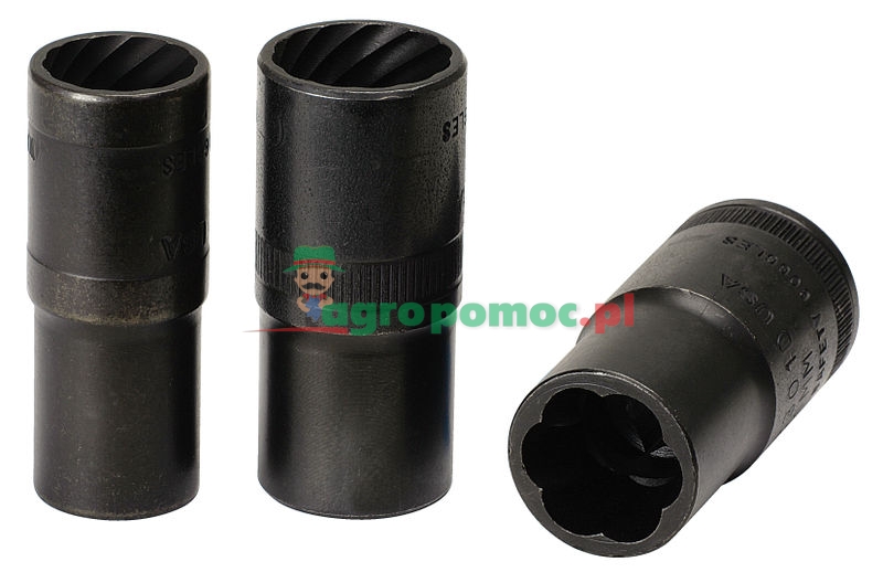 KS Tools Twist socket set, 3pcs, 1/2", 17-21mm | zdjęcie nr 1