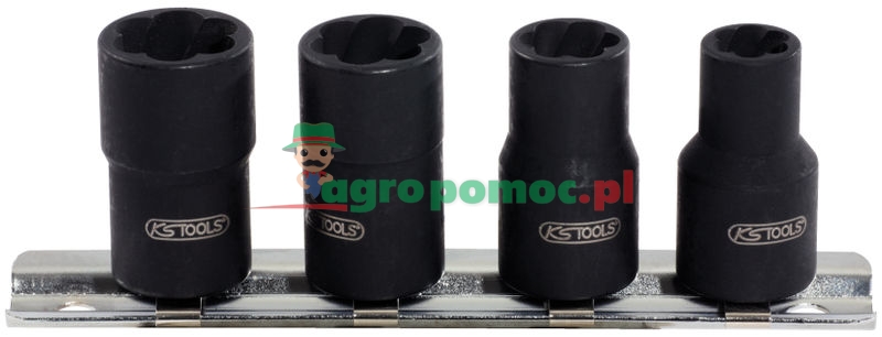 KS Tools Twist socket set, 4pcs, 3/8", 8-13mm | zdjęcie nr 1