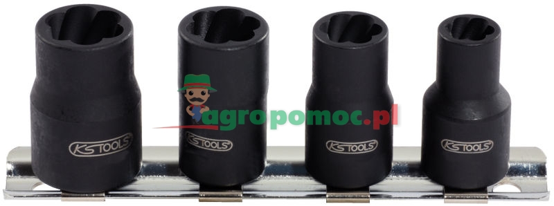 KS Tools Twist sockets set, 4pcs, 1/4", 8-13mm | zdjęcie nr 1