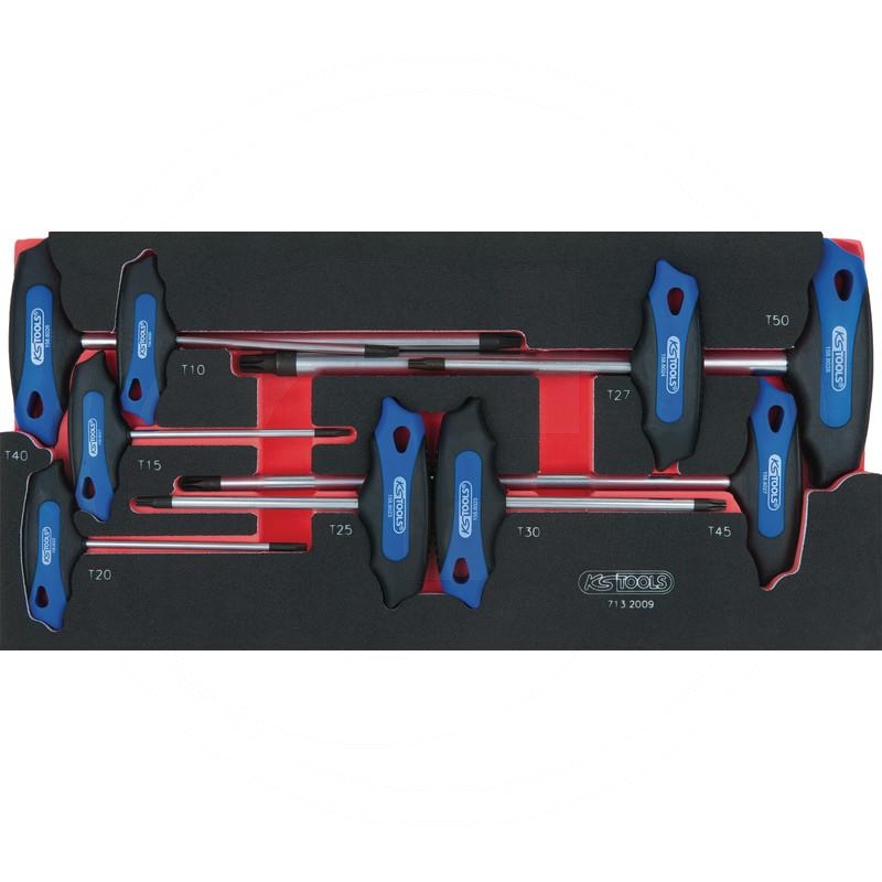 KS Tools TX T-handle hex key set, 9pcs | zdjęcie nr 1