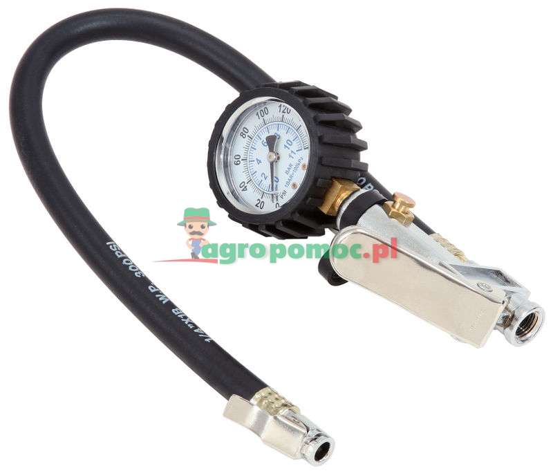 KS Tools Tyre inflator with gauge, 0-11bar | zdjęcie nr 1