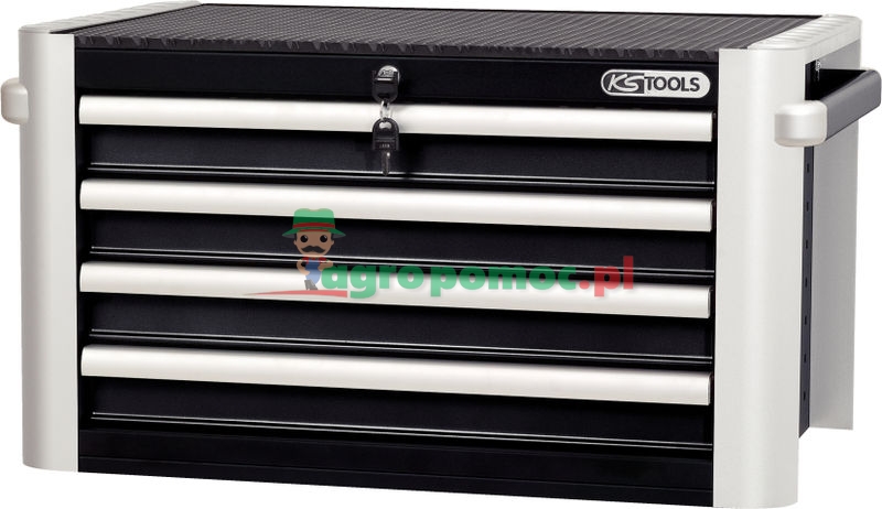 KS Tools ULTIMATE, black top box,4 drawer | zdjęcie nr 1