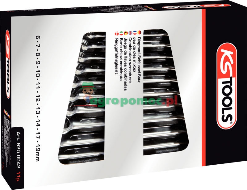 KS Tools ULTIMATE+ combi spanner set offset, 8pcs | zdjęcie nr 1