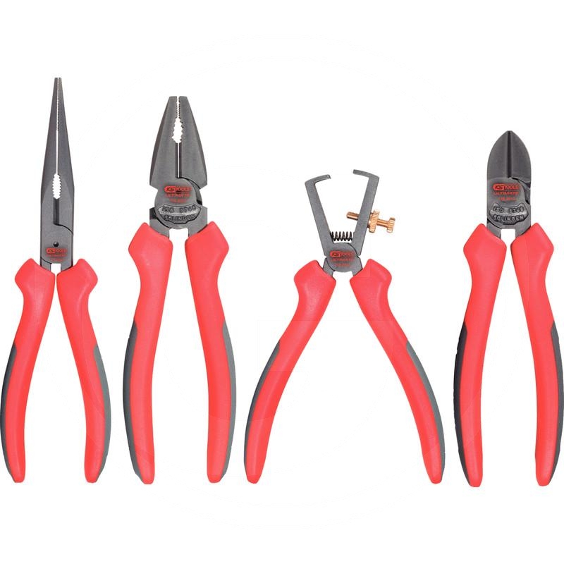 KS Tools ULTIMATE+ plier set, 4pcs, 160-180mm | zdjęcie nr 1