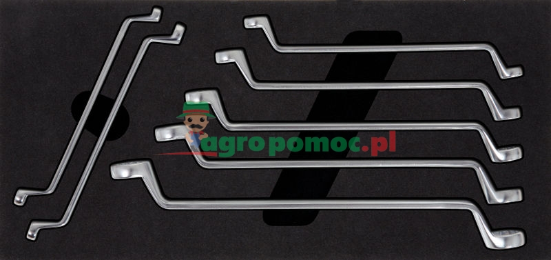 KS Tools ULTIMATE+ ring spanner set, offset, 7pcs | zdjęcie nr 1