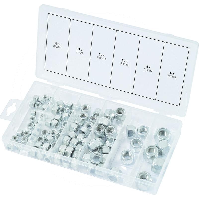 KS Tools UNC self-tightening nuts assortment, 250 pcs | zdjęcie nr 1