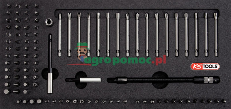 KS Tools Uni bit set, 1/4", 101pcs | zdjęcie nr 1