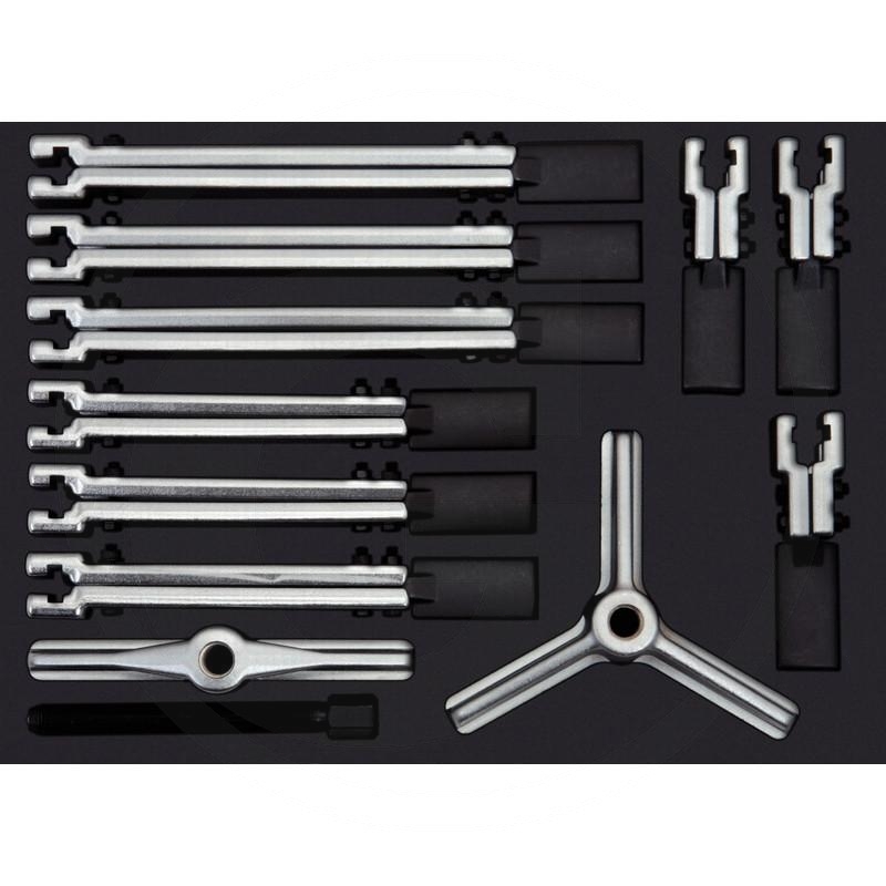 KS Tools Uni puller set, 12pcs, 1/2 system insert | zdjęcie nr 1