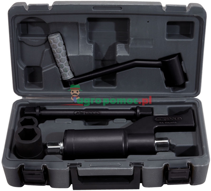 KS Tools Uni torque converter set, 5pcs, 1" | zdjęcie nr 1