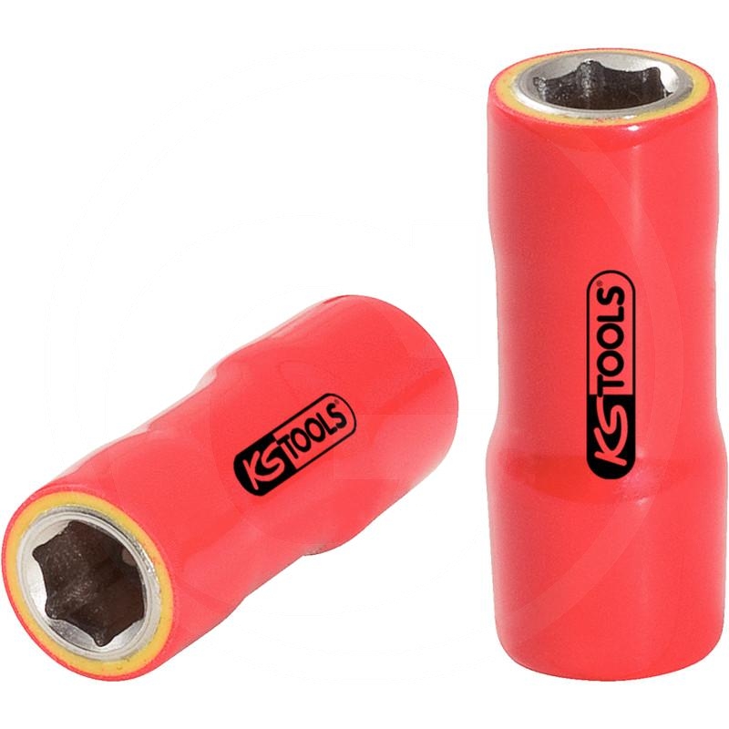 KS Tools VDE socket 1/4", 9mm | zdjęcie nr 1