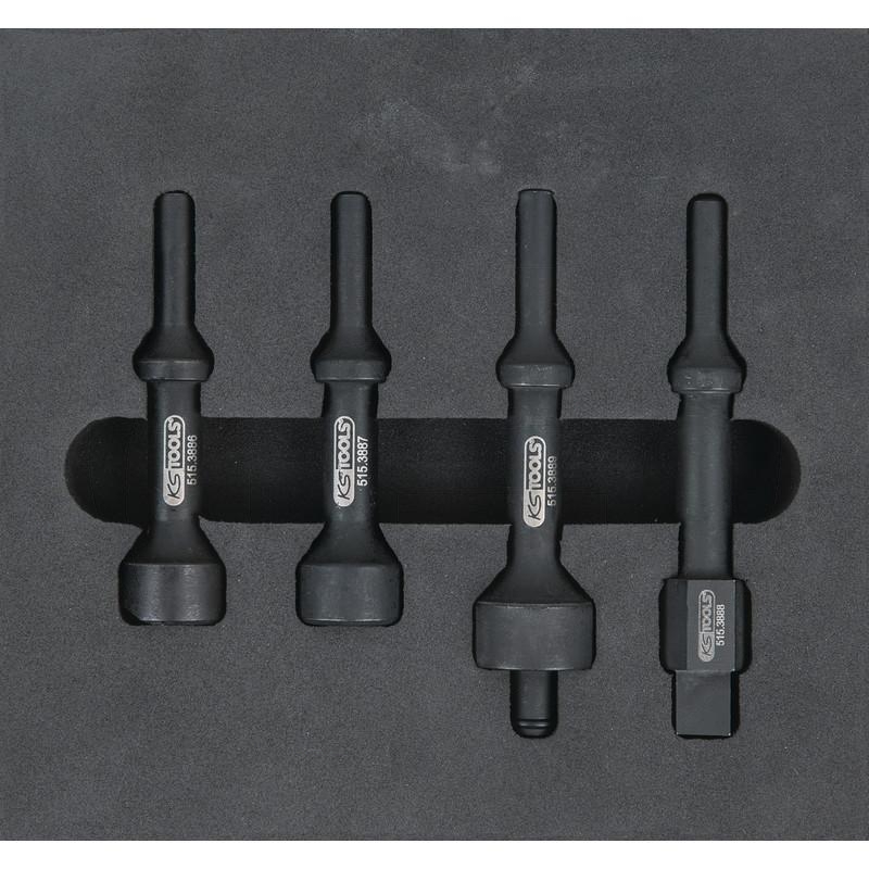 KS Tools Vibro chisel set, 4pcs | zdjęcie nr 1