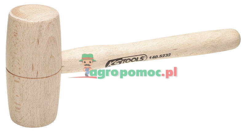 KS Tools Wooden mallet, 500g | zdjęcie nr 1