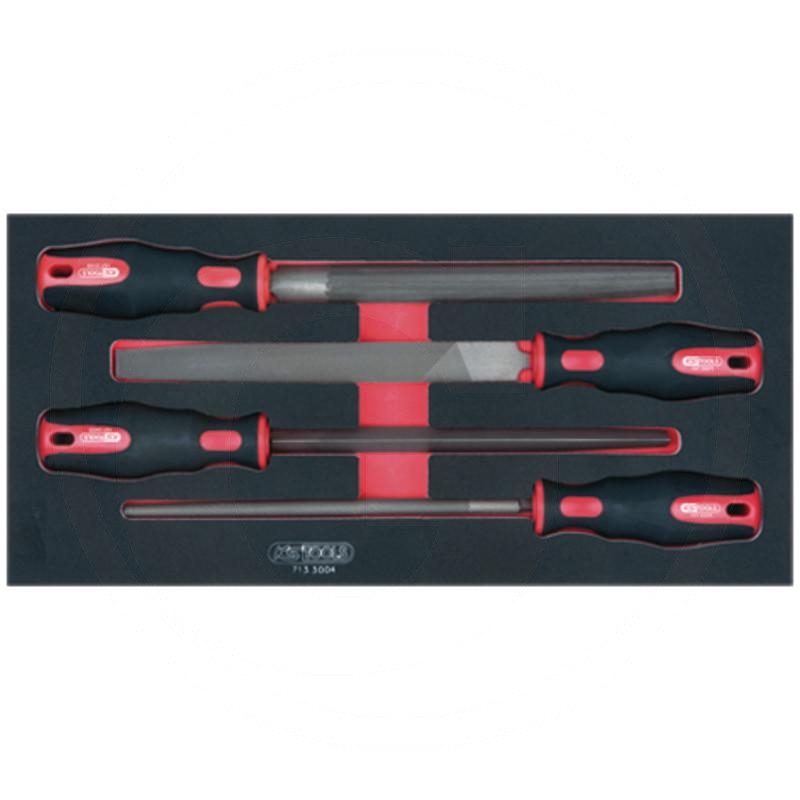 KS Tools Workshop file set, 4 pcs | zdjęcie nr 1