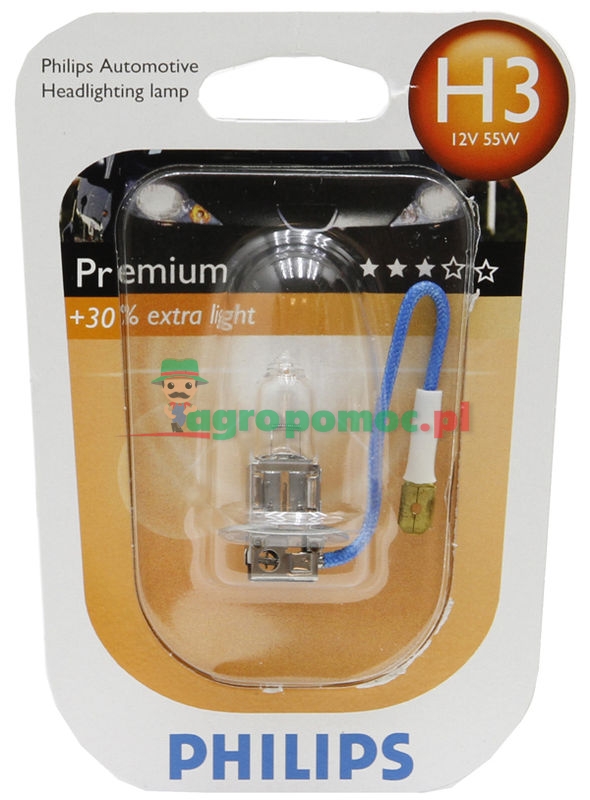 Philips Headlight bulb, 12V / 55W, H3 | zdjęcie nr 1