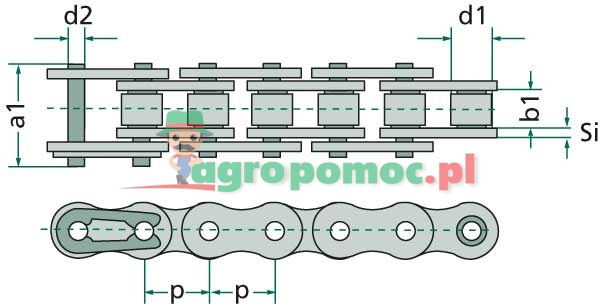 Rexnord Roller chain | zdjęcie nr 1
