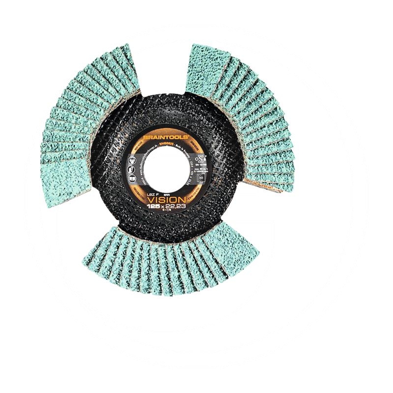 RHODIUS Flap disc with sight-line holes LSZ F VISION | zdjęcie nr 1